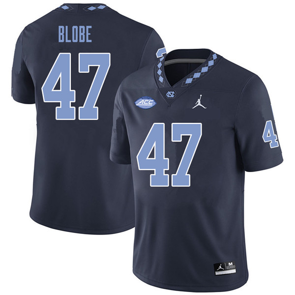 Jordan Brand Men #47 Sam Blobe North Carolina Tar Heels College Football Jerseys Sale-Navy